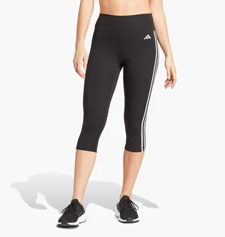 Леггинсы женские Adidas Train Essentials 3-Stripes High-Waisted 3/4 Leggings Black Ht5437