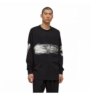 Свитшот унисекс Adidas Y-3 Gfx Ls Tee Black H44811