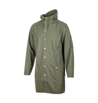 Пальто унисекс Rains Long Jacket Green 1202-OLIVE