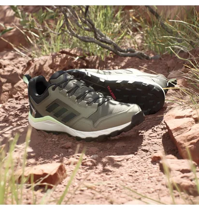Кросівки унісекс Adidas Tracerocker 2.0 Trail Running Shoes Olive/Black IF0379