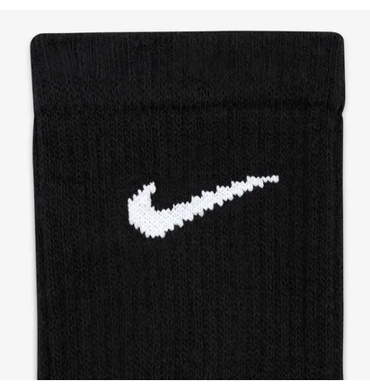 Шкарпетки унісекс Nike Evry Plus Cush Crew Black (3 пари) SX6888-010