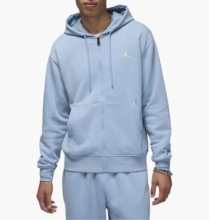 Олімпійка чоловіча Air Jordan M J Ess Flc Fz Hoodie Light Blue FJ7771-436