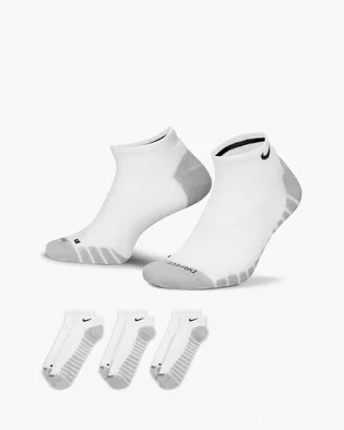 Носки унисекс Nike U Nk Evry Max Cush Ns White/Grey (3 пары) Sx6964-100