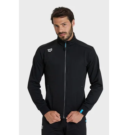 Кофта унисекс Arena Team Jacket Panel Knitted Poly Black 004911-500