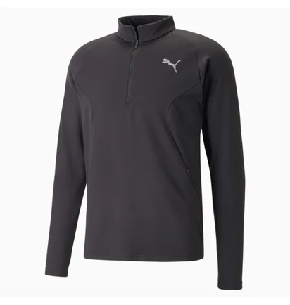 Олимпийка мужская Puma Run Cloudspun Black 523272-01