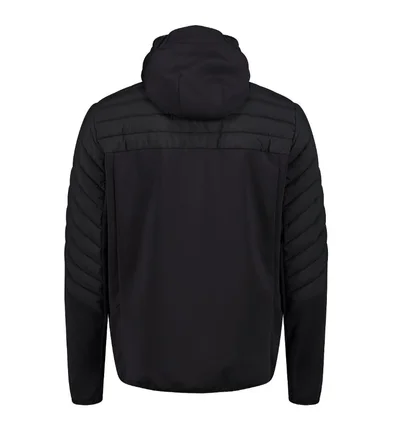 Куртка мужская CMP Jacket Hybrid Fix Hood Nylon Black 34Z2007-U901