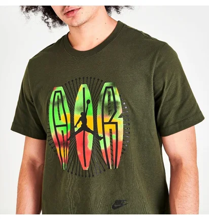 Футболка мужская Air Jordan Flight Mvp Air Graphic T-Shirt Green Dr1411-325