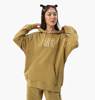 Худи унисекс Nike W Nsw Air Flc Hoodie Olive DM6059-769