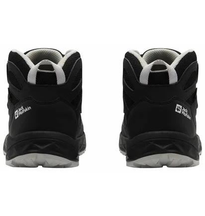 Черевики дитячі Jack Wolfskin Woodland 2 Texapore Mid Vc Black A64865-6350