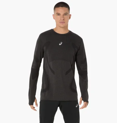 Лонгслив мужской Asics Road Seamless Ls Black 2011D356-001