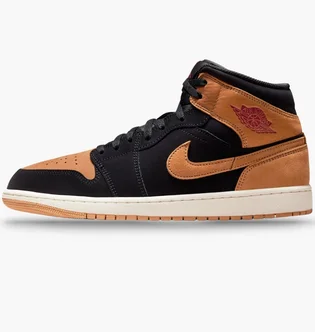 Кроссовки мужские Air Jordan Mid Se Black/Brown HV4091-002