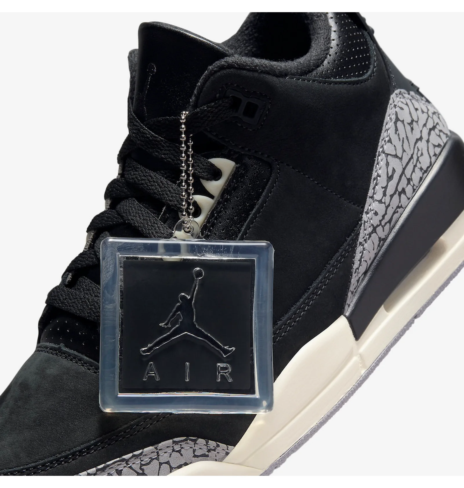 ᐉ Кроссовки женские Air Jordan 3 Retro Off Noir Black CK9246-001
