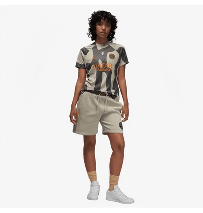 Шорты женские Air Jordan X Psg Fleece Shorts Beige DZ3269-230