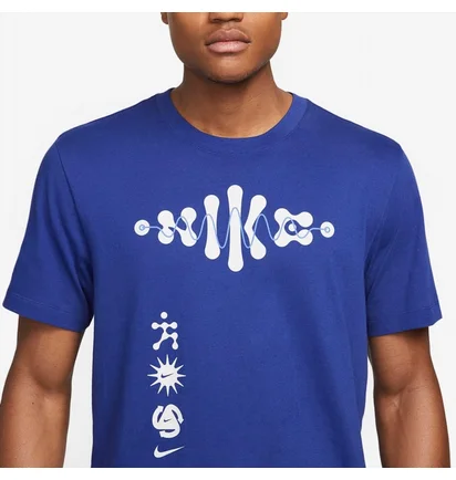 Футболка чоловіча Nike Dri-Fit Wild Run T-Shirt Blue DM5435-455