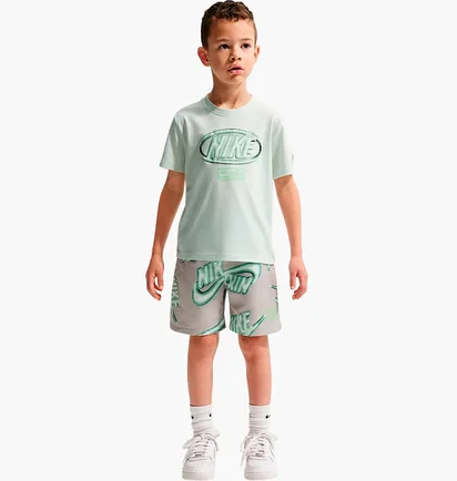 Набір: футболка, шорти Nike Club Green/Grey 86N878-F28