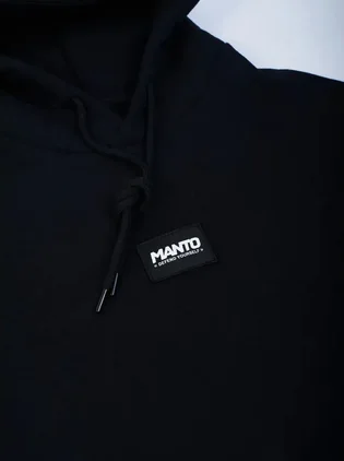 Худи мужское Manto Hoodie Label Oversize Black 3097