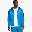 Толстовка мужская Nike Ech Fleece Windrunner Hoodie Full Zip Light Blue Cu4489-407