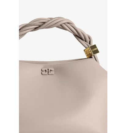 Сумка жіноча GANNI Light Grey Small Bou Bag Grey A524587300