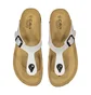 Тапочки женские Cmp Eco Mymosa Wmn Flip Flop White/Brown 3Q91036-A001