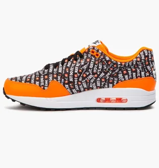 Кросівки чоловічі Nike Air Max 1 Premium Black/Orange 875844-008