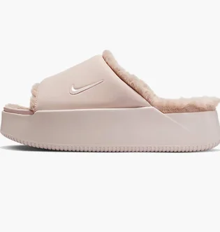 Тапочки женские Nike Calm Elevation Fur Beige HV8560-600