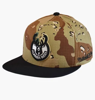 Кепка унісекс Mitchell & Ness Nba Snapback Milwaukee Bucks Camo/Green HHSS1101-MBUYYPPPCAMO