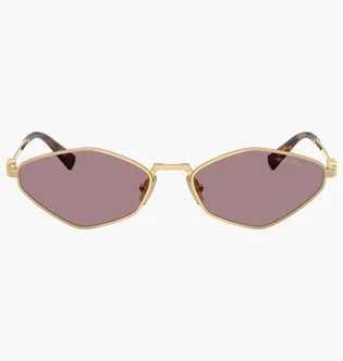 Сонцезахисні окуляри жіночі MIU MIU Pink/Gold 56ZS-5AK20I-56