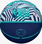 Баскетбольний м'яч Wilson Nba Drv Plus Dazzle Camo Bskt Indigo Blue/Turquoise WZ3016102XB6