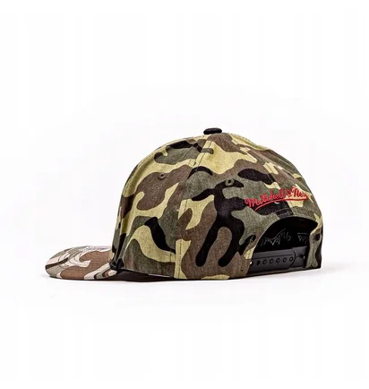 Кепка унисекс Mitchell & Ness Nba Los Angeles Clippers Woodland Desert Stretch Snapback Camo/Green 6HSSMM19494-LACCMWD