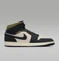 Кроссовки мужские Air Jordan 1 Mid Se Black/Beige HV4091-102