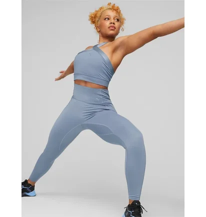 Топ женский Puma Flawless Sculpt Longline Bra Light Blue 52314018