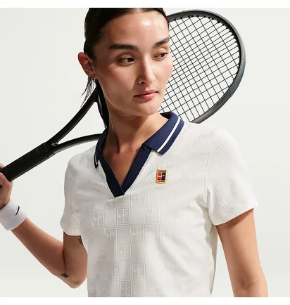 Поло жіноче Nike Court Dri-Fit Club Crop Polo White IB0772-133