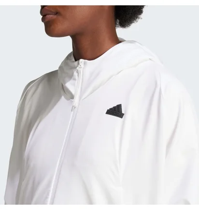 Куртка женская Adidas Z.N.E. Woven Full-Zip Hoodie White IN9483