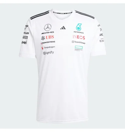 Футболка чоловіча Adidas Mercedes - Amg Petronas Formula One Team Driver White JX5798