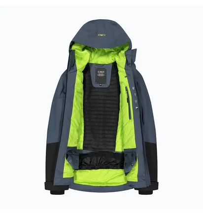 Куртка чоловіча CMP Fix Hood Twill Blue/Black 34W2037-U911
