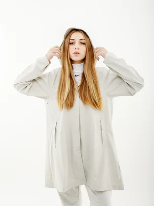 Пальто жіноче Rains Jackets White 1834-OFFWHITE