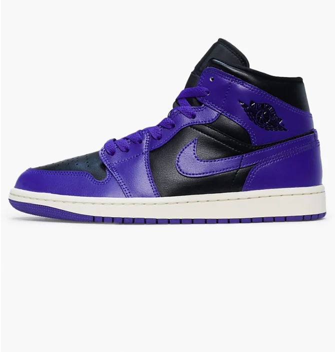Кросівки жіночі Air Jordan 1 Mid Violet Bq6472-051