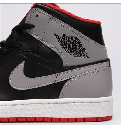 Кроссовки мужские Air Jordan 1 Mid Black/Grey DQ8426-006