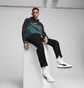 Худи мужское Puma Ess Block X Tape Hoodie Fl Black/Blue 673342-22