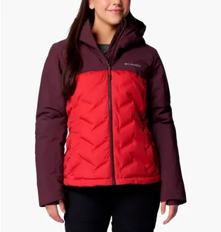 Пуховик жіночий Columbia Grand Trek Down Hooded Iii S Red/Bordo WL3555-602