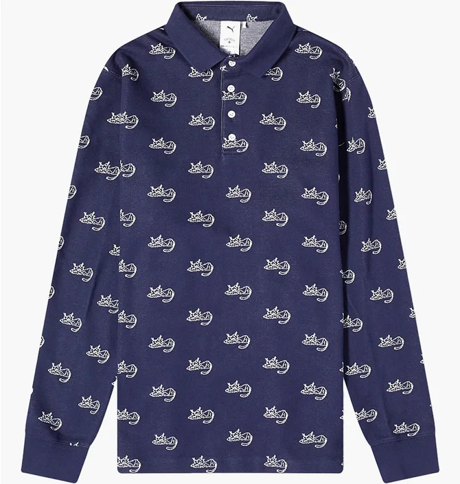 Кофта чоловіча Puma X Noah Jacquard Polo Blue 623863-06