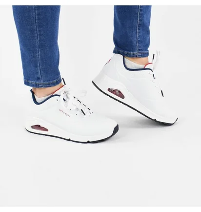 Кросівки жіночі Skechers Uno Stand On Air White 73690-WNVR