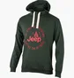 Худи мужское Jeep Hooded Sweatshirt The Spirit Of Adventure Green O102567-E848