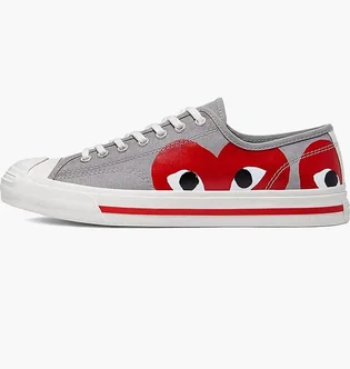 Кеди унісекс Converse Comme Des Garçons Play X Jack Purcell Grey 171260C