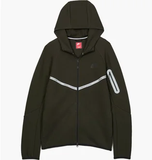 Толстовка мужская Nike Tech Flc Wr Fz Reflec Olive IM6537-355