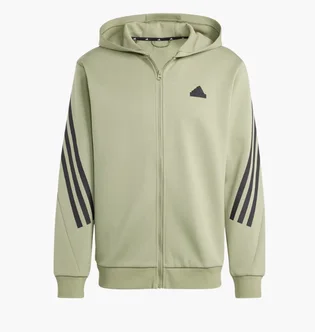 Толстовка чоловіча Adidas Future Icons 3-Stripes Green IY7688