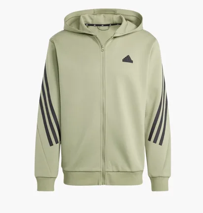 Толстовка мужская Adidas Future Icons 3-Stripes Green IY7688