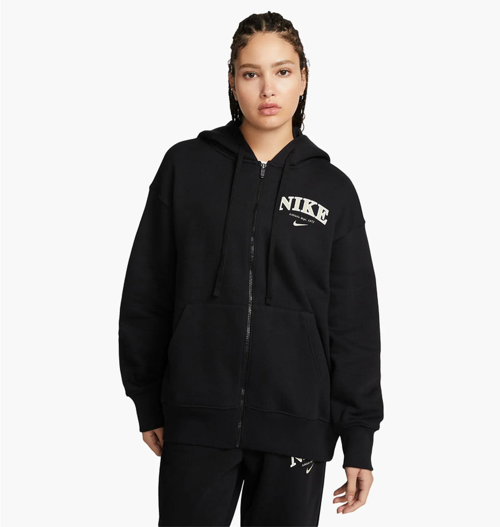 ᐉ Толстовка женская Nike Sportswear Phoenix Fleece Black FJ1014