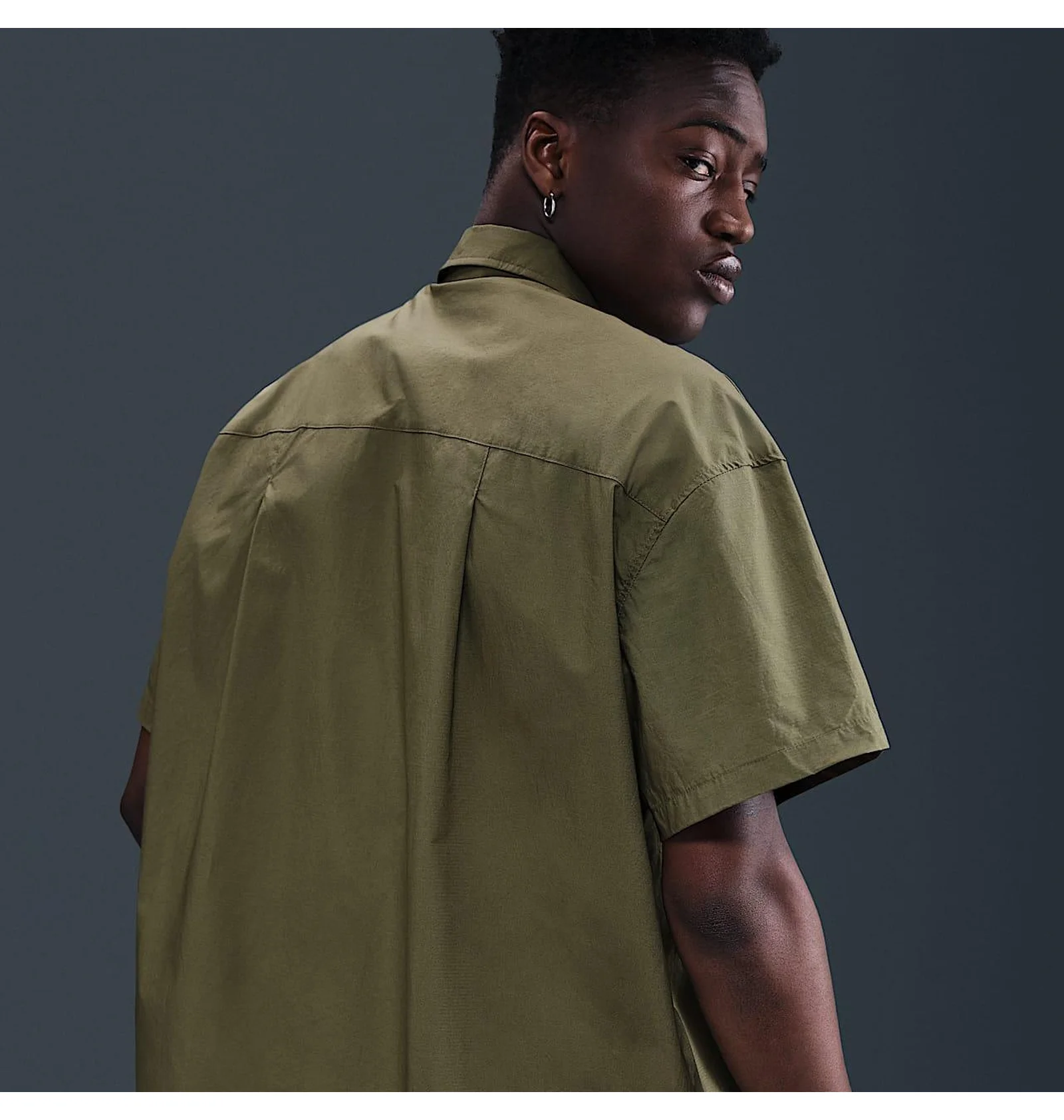 ᐉ Сорочка чоловіча Nike Nk Club Ss Btn Shirt Os Olive HJ2026-222