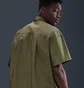 Рубашка мужская Nike Nk Club Ss Btn Shirt Os Olive HJ2026-222